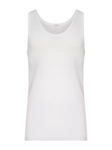 Filo di Scozia - Canottiera spalla larga in cotone Bianchi Uomo - Ragno