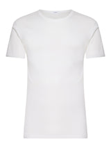 Filo di Scozia - Maglietta girocollo in cotone Bianchi Uomo - Ragno