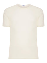 Merino Medium - Maglietta girocollo in lana di peso medio Bianchi Uomo - Ragno