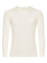 Merino Medium - Maglietta girocollo in lana di peso medio Bianchi Uomo - Ragno