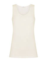 Sintonia - Canottiera spalla larga in tessuto doubleface Bianchi Donna - Ragno