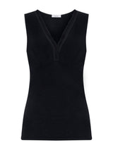 Merino Medium - Canottiera a spalla larga in lana Neri Donna - Ragno