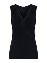 Merino Medium - Canottiera a spalla larga in lana Neri Donna - Ragno