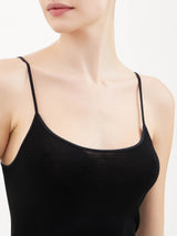 Lana Seta - Top in lana e seta Neri Donna - Ragno