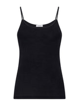 Lana Seta - Top in lana e seta Neri Donna - Ragno