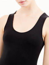 Pocket - Canottiera in cotone elasticizzato Neri Donna - Ragno