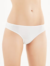 Pocket - Slip basso in cotone elasticizzato Bianchi Donna - Ragno