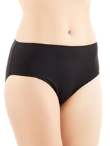 Pocket - Slip alto in cotone elasticizzato Neri Donna - Ragno