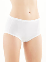 Skin - Slip alto in cotone e modal Bianchi Donna - Ragno