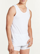 100% Cotton - Canottiera in cotone Bianchi Uomo - Ragno