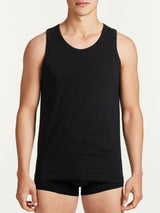 100% Cotton - Canottiera in cotone Neri Uomo - Ragno