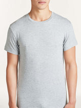 100% Cotton - Maglietta girocollo alto in cotone Neri Uomo - Ragno