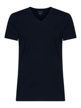 100% Cotton - Maglietta scollo a V in cotone Blu Uomo - Ragno