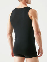 WSK - Canottiera in lana e seta Neri Uomo - Ragno