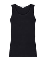 Silkotton - Canottiera spalla larga in cotone mercerizzato Neri Uomo - Ragno