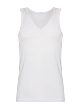 Silkotton - Maglietta smanicata in cotone mercerizzato Bianchi Uomo - Ragno