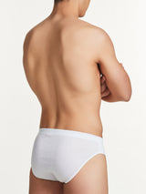 Silkotton - Slip in cotone mercerizzato Bianchi Uomo - Ragno