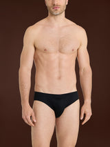 Silkotton - Slip in cotone mercerizzato Neri Uomo - Ragno