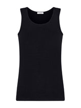 Wonderwool - Canottiera spalla larga in lana Neri Uomo - Ragno