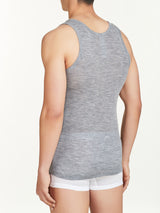 Wonderwool - Canottiera spalla larga in lana Neri Uomo - Ragno