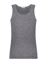 Wonderwool - Canottiera spalla larga in lana Neri Uomo - Ragno