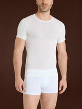 Wonderwool - Maglietta girocollo in lana Bianchi Uomo - Ragno