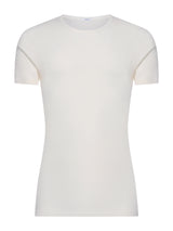 Wonderwool - Maglietta girocollo in lana Bianchi Uomo - Ragno