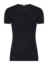 Wonderwool - Maglietta girocollo in lana Neri Uomo - Ragno