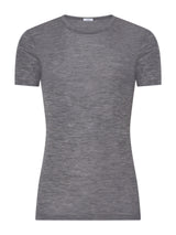 Wonderwool - Maglietta girocollo in lana Neri Uomo - Ragno