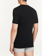 Wonderwool - Maglietta scollo a V in lana Neri Uomo - Ragno