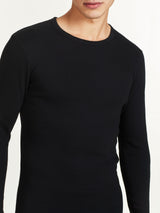 Interlock - Maglietta girocollo in interlock di cotone Bianchi Uomo - Ragno