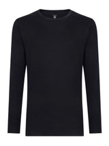 Interlock - Maglietta girocollo in interlock di cotone Neri Uomo - Ragno