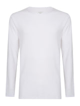 Interlock - Maglietta girocollo in interlock di cotone Bianchi Uomo - Ragno