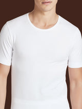 Dynamic - Maglietta girocollo a manica corta in cotone elasticizzato Neri Uomo - Ragno