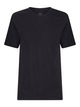 Dynamic - Maglietta girocollo a manica corta in cotone elasticizzato Neri Uomo - Ragno