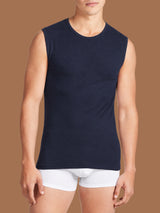 Dynamic - Canottiera in cotone elasticizzato Blu Uomo - Ragno