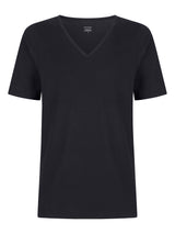 Dynamic - Maglietta scollo a V a manica corta in cotone elasticizzato Neri Uomo - Ragno
