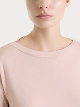 Maglietta con scollo a barchetta in Viscosa Summer Rosa Donna - Ragno