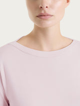 Maglietta con scollo a barchetta in Viscosa Summer Rosa Donna - Ragno