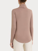 Dolcevita in Jersey Strech Winter Viscosa Marroni Donna - Ragno