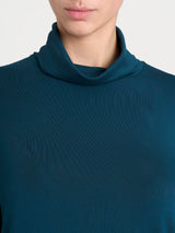 Dolcevita in Jersey Strech Winter Viscosa Blu Donna - Ragno