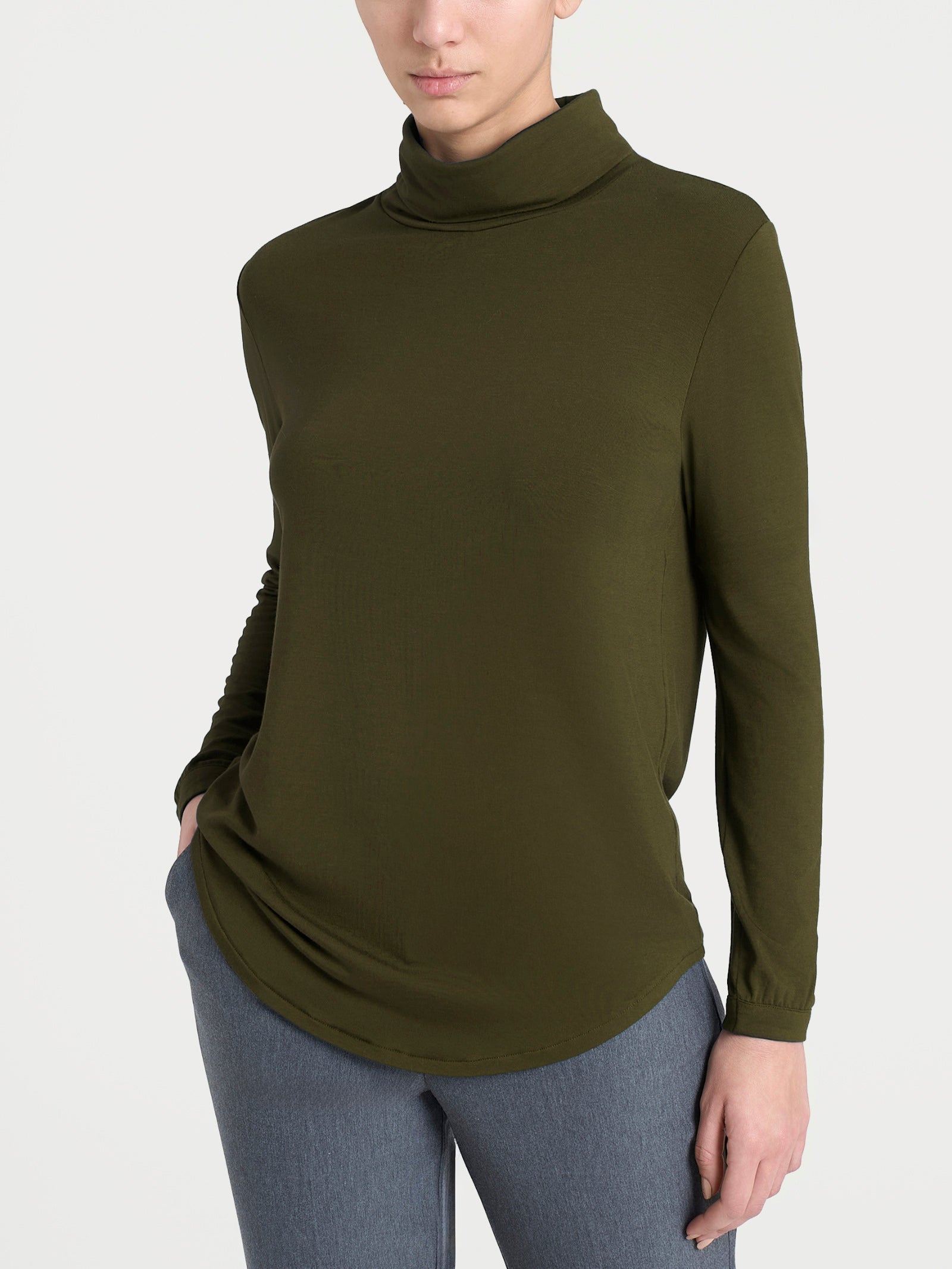 Dolcevita in Eco Viscosa Dark Olive – Ragno