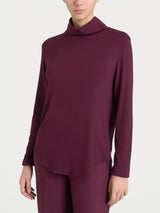 Dolcevita in Jersey Strech Winter Viscosa Viola Donna - Ragno