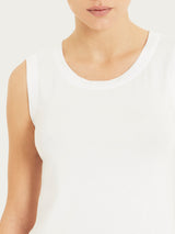 Top a spalla larga in Viscosa Summer Bianchi Donna - Ragno