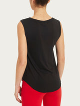 Top a spalla larga in Viscosa Summer Neri Donna - Ragno