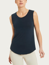 Top a spalla larga in Viscosa Summer Blu Donna - Ragno
