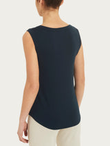 Top a spalla larga in Viscosa Summer Blu Donna - Ragno