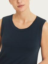 Top a spalla larga in Viscosa Summer Blu Donna - Ragno