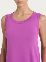 Top a spalla larga in Viscosa Summer Viola Donna - Ragno