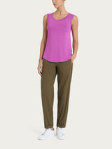 Top a spalla larga in Viscosa Summer Viola Donna - Ragno